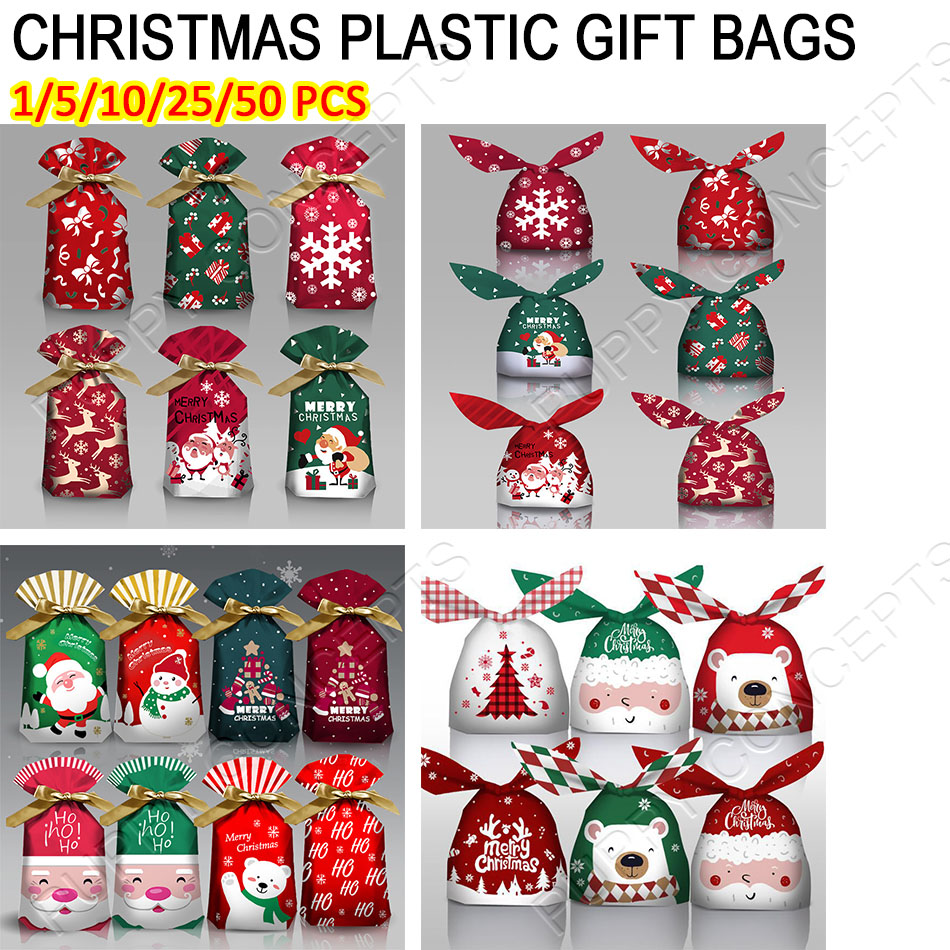 Transparent Plastic Gift Bags Handle Reusable Transparent - Temu
